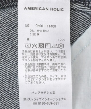 AMERICAN HOLIC デニムサロペット One Wash