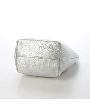 UNBILLION perche 牛革ソフト3wayコードハンドルバッグ シルバー