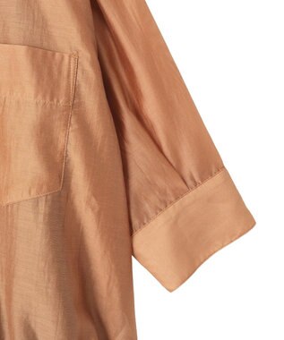 YECCA VECCA 【2点SET】シアーシャツ×Aラインキャミワンピース Terracotta