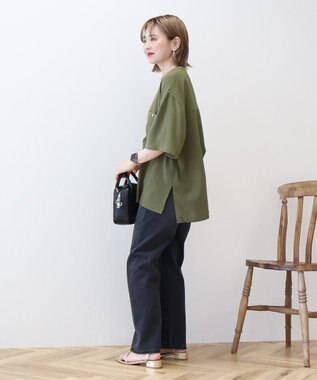 AMERICAN HOLIC ミリタリーWポケットスキッパーシャツ Khaki