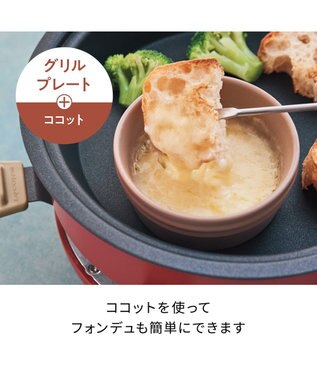 YAMATO テーブル＆キッチン 【レコルト】パーティークッカー  レッド  RRF-3(R) レッド