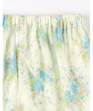 Wing パジャマ 3分袖 半袖 8分丈 綿100%(本体) 楊柳素材 夏 レディース EP8078 ウイング／ワコール クリーム