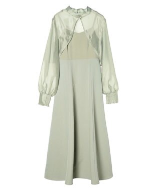 earth music&ecology ＳＥＴ２点ボレロ＋キャミワンピース Mint