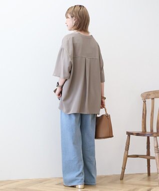 AMERICAN HOLIC ミリタリーWポケットスキッパーシャツ Khaki