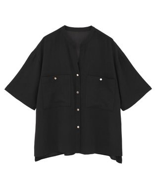 AMERICAN HOLIC ミリタリーWポケットスキッパーシャツ Khaki