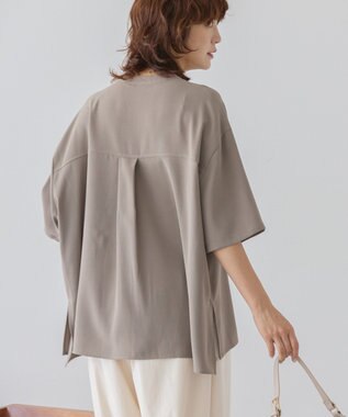 AMERICAN HOLIC ミリタリーWポケットスキッパーシャツ Khaki