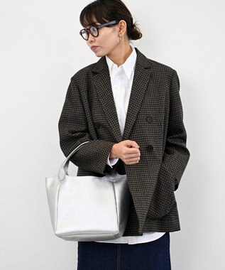 FORFORMO Double Jacket ダブルジャケット チェックブラウン