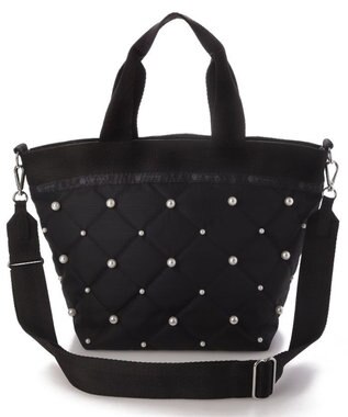 LeSportsac BUCKET TOTE W PEARLS2/ブラックパール ブラックパール