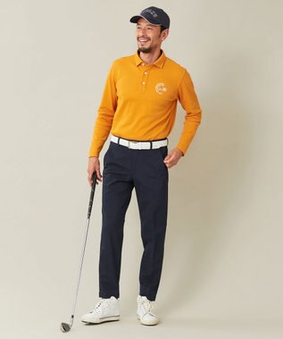 23区GOLF 【MEN】ナイロントリコットパンツ 優れた伸縮性 ストレスレスで優秀な1本 ネイビー系