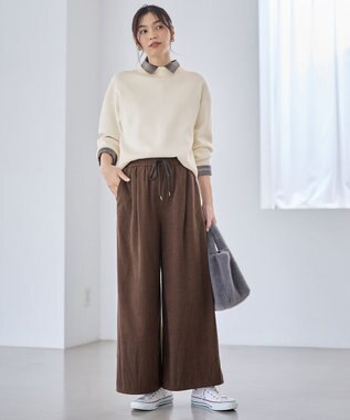 コーデュロイタックバギーパンツ