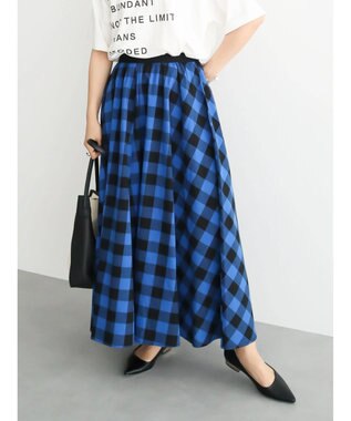 Green Parks ・ｆｕｒｒｙ　ｒａｔｅ　ギンガムバイアススカート