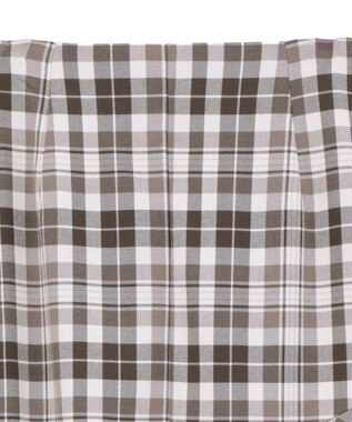 earth music&ecology ティアードイレヘムスカート Check Brown