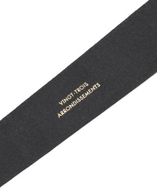 23区 バックルレス ベルト ブラック系