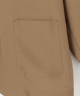 自由区 シアーボイルテーラード ジャケット ブロンズ