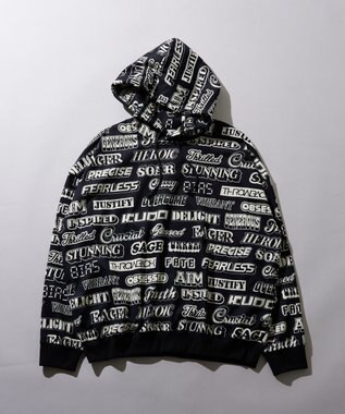 WEGO 総柄BIGプルパーカー 柄1