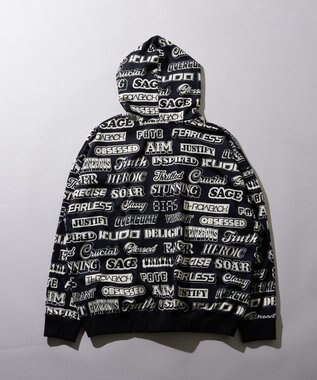 WEGO 総柄BIGプルパーカー 柄1