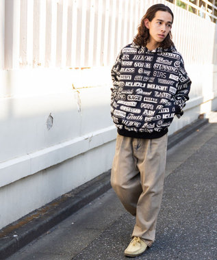 WEGO 総柄BIGプルパーカー 柄1