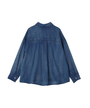 YECCA VECCA シアーデニムシャツ Black