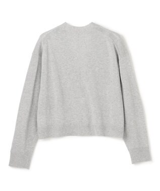 UNFILO L イージーカーディガン クロップド グレー
