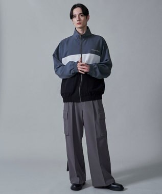 WEGO TRスタンドブルゾン サックス