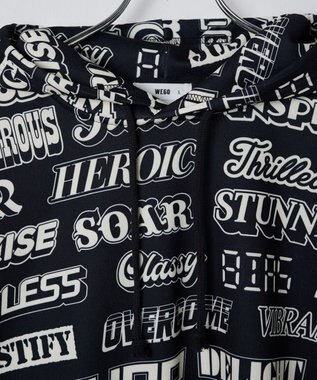 WEGO 総柄BIGプルパーカー 柄1