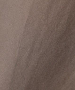 23区 【先行予約】ナイロンコットンタフタ シャツワンピース モカ系