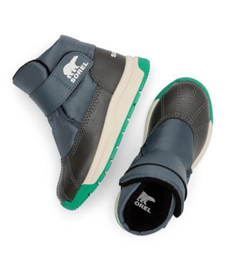SOREL SOREL/ 【KIDS】チルドレンズ ウィットニー3 ストラップ ミッドウォータープルーフ /ソレル Uniform Blue、 Jet