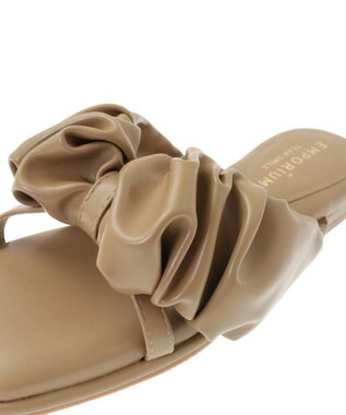 Green Parks ＥＴＳ．合皮パフサンダル Beige