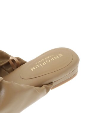 Green Parks ＥＴＳ．合皮パフサンダル Beige