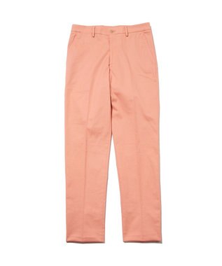 J.PRESS MEN 洗練されたデザインと機能性【ストレッチ】トリコチン ステムテーパード パンツ ライトオレンジ系