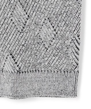 JOSEPH HOMME エコタック　クルーネックニット ライトグレー系