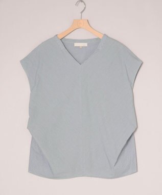 ONWARD Reuse Park 【自由区】ブラウス春夏 ブルー