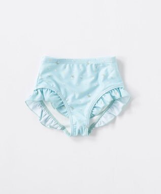 OP／FILA 【marie claire ENFANTS】シャーリングセパレート水着 ミント