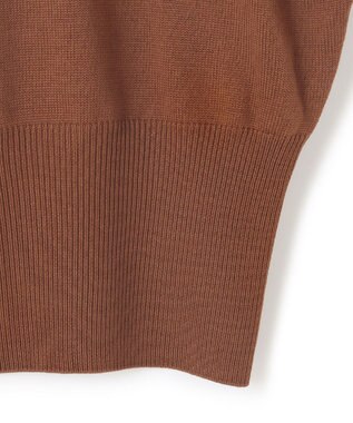 BEIGE， 【WEB限定】AMBRE / シャツカラー付きニット Camel