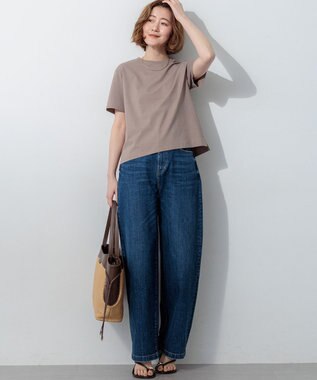 23区 【先行予約/WEB＆一部店舗限定カラーあり】ハイエンド クルーネック Tシャツ モカ系