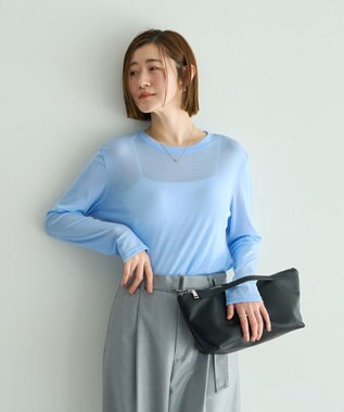 YECCA VECCA クルーネックシアートップス Off White