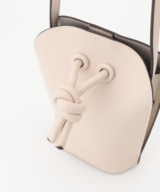 LA BAGAGERIE 【maison vert】 【多収納・軽量】ラウンドノットショルダー アイボリー