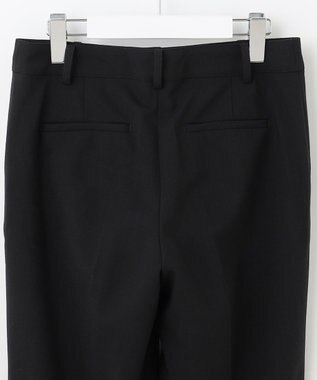 J.PRESS LADIES L 【リクルート対応】テフロンカームスキン ストレート パンツ ブラック系