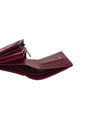 CLATHAS アクシオン 二つ折り財布 ダークレッド