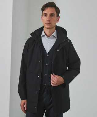 25年新作/3シーズン対応【仕事で着用可】メランジカルゼ フーデッドブルゾン_無地