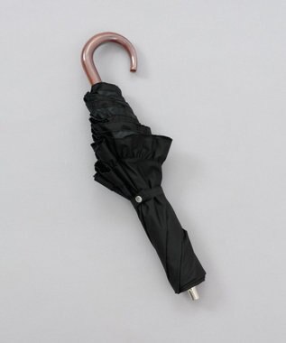 AURORA 【WEB限定】 フリル晴雨兼用傘（折りたたみ傘） ブラック