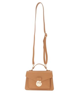 earth music&ecology サッチェルショルダー付きバッグ Brown