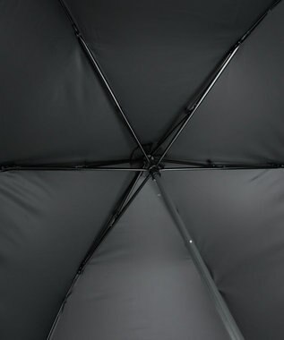 AURORA 【WEB限定】 フリル晴雨兼用傘（折りたたみ傘） ブラック