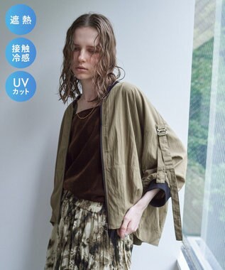 YECCA VECCA 【UVカット/接触冷感/遮熱】COOL5分袖MA-1