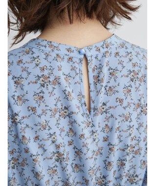 Green Parks ・Ｐｅｔｉｔ　Ｆｌｅｕｒ　フラワーｐｔワンピース Sax