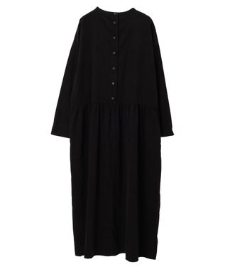 CRAFT STANDARD BOUTIQUE コーデュロイアシンメトリーワンピース Charcoal Gray