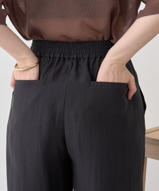 earth music&ecology リラックスタックパンツ Black