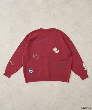 earth music&ecology Ｖｉｌｌａｉｎｓ　クイーン／ニットカーディガン Bordeaux