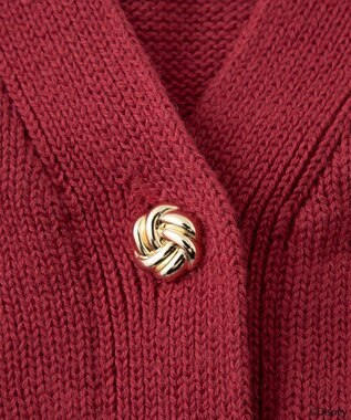 earth music&ecology Ｖｉｌｌａｉｎｓ　クイーン／ニットカーディガン Bordeaux