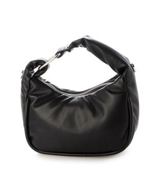 UNBILLION 【テレビ ドラマ着用アイテム】カシュカシュ cachecache / メタルアクセントパフィミニショルダー ブラック